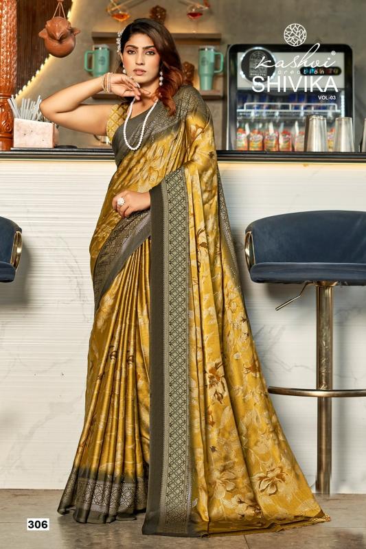 Kashvi shivika vol-3 fancy sarees wholesale  - wholesale export